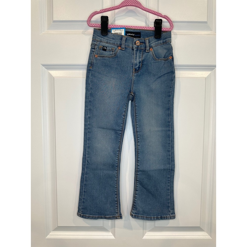 Jordache Kids Girls Bootcut‎ Jeans Light Wash Denim Size 5T